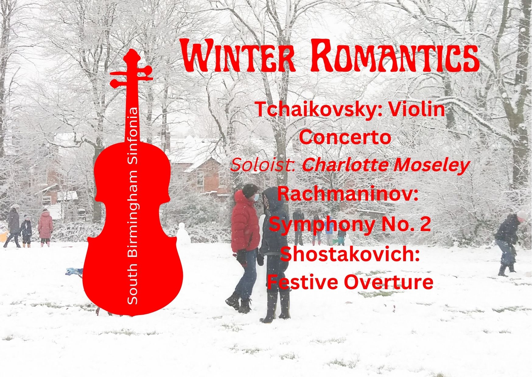 Poster for winter 2023 concert